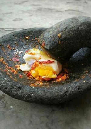 Foto resep Telur rebus penyet