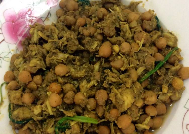 Easiest Way to Make Recipe of Chicken chickpea curry