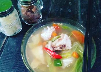 Mudah Cepat Memasak Sop tulang sapi Ala Rumahan