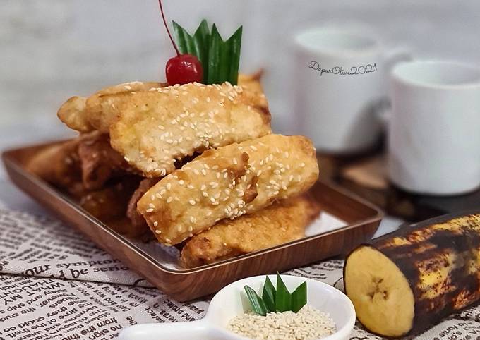 Pisang Goreng Wijen ala Thailand