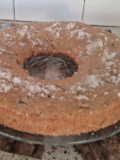 Una foto de Budín vegano de granola y canela