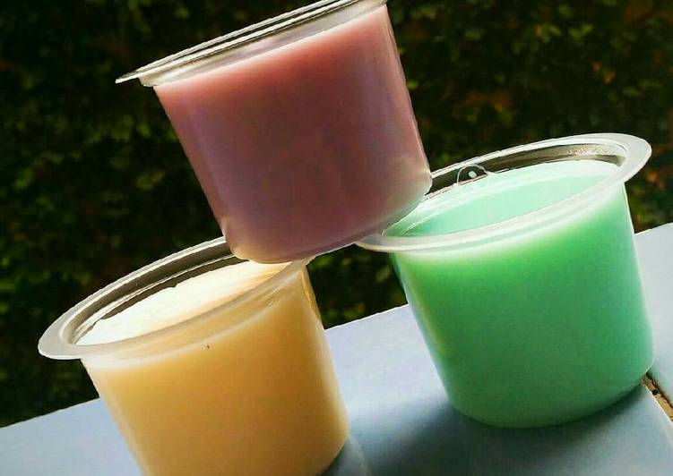 Rahasia Membuat Pop Ice Silky Puding yang Renyah