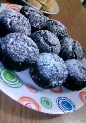 Una foto de Muffins de chocolate y nuez