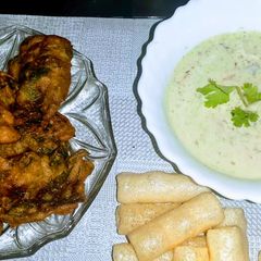 A picture of Coriander curd dip.