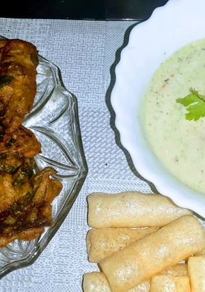 A picture of Coriander curd dip.