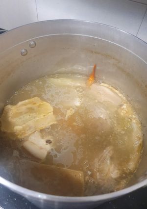 Una foto de Caldo de cocido