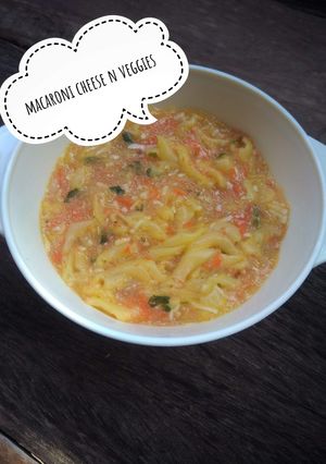 Foto resep Menu MP ASI 1+ : Macaroni Cheese and Veggies
