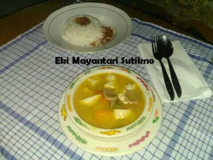 Langkah Mudah untuk Membuat Resep Sup Bakso Tahu Tumis Mentega (Sayur Sop Minyak Wijen) yang Lezat Anti Ribet, Bikin Ngiler