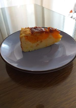Una foto de Pastel de mandarina caramelizado