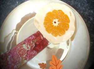Una foto de Gelatina de mandarina