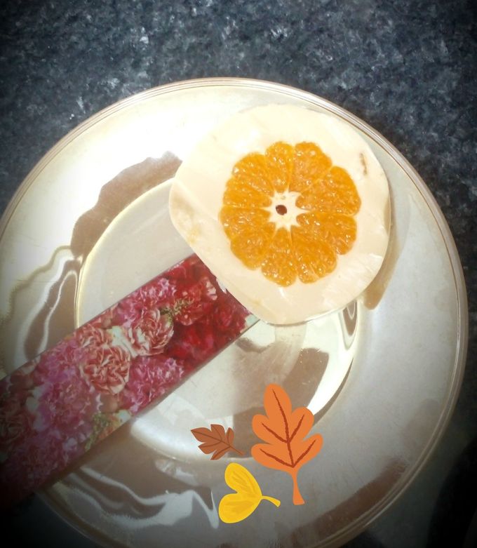 Una foto de Gelatina de mandarina