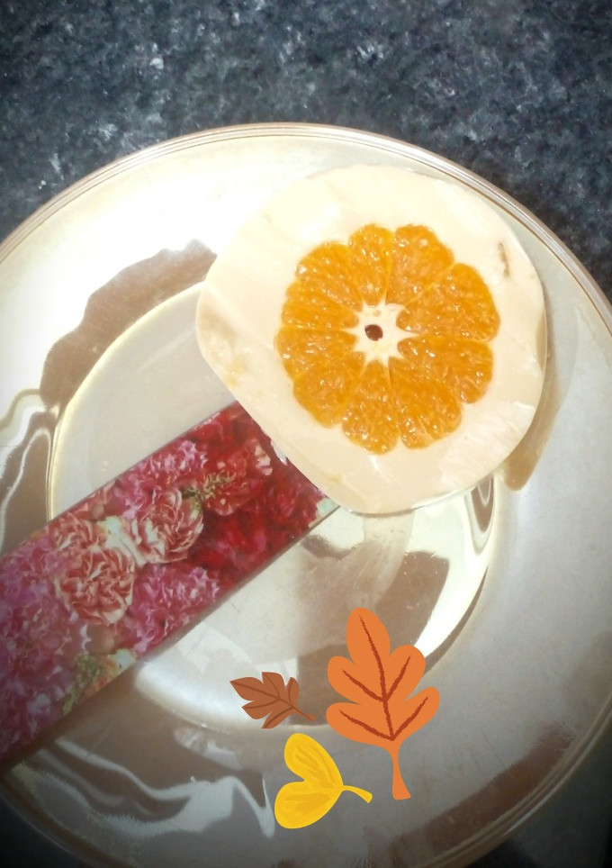 Una foto de Gelatina de mandarina