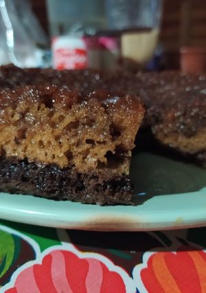 Una foto de Pastel imposible / Chocoflan