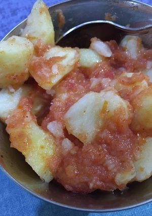 A picture of Aloo special for Navratri.