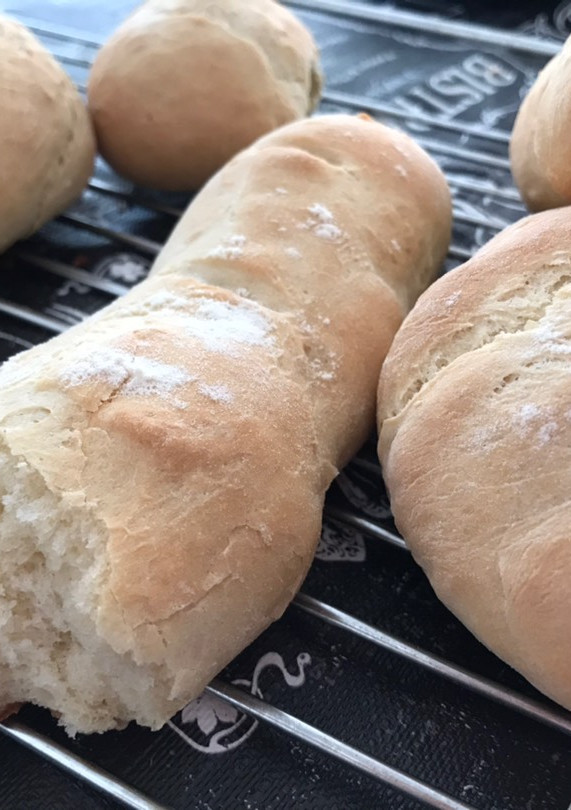 Una foto de Pan blanco casero