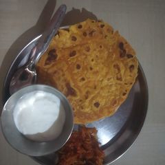 A picture of Delicious thepla.
