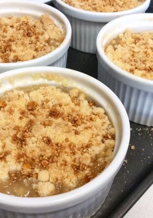Une photo de Crumble aux pommes