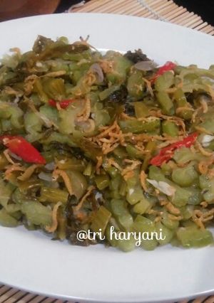 Foto resep Tumis Pare,Sayur Asin dan teri medan