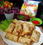 Bagaimana Membuat Lumpia Mini isi Mie Goreng Bakso lapis tepung tempe kriuk Anti Gagal