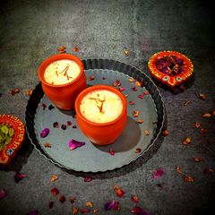 A picture of Kesari thandai.