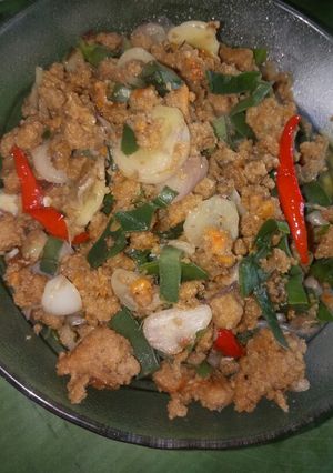 Foto resep Tumis oncom daun kencur