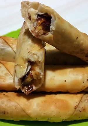 Foto resep Pisang Coklat Keju Bungkus Crispy