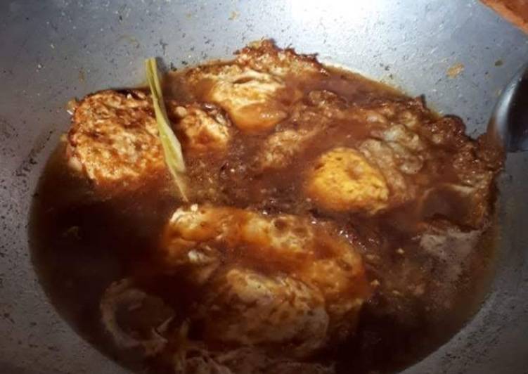 Resep Telur kuah kecap resep anak kost-resep misqueen😛 Anti Gagal