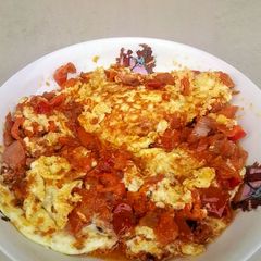 A picture of Carrot Omelette 😘.