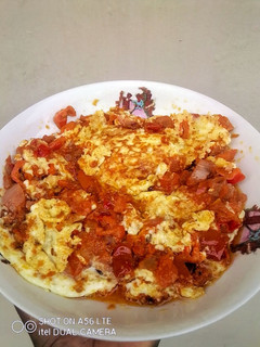 A picture of Carrot Omelette 😘.