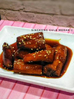 Foto resep Singkong gula merah