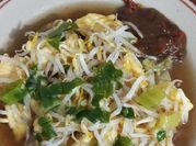 Gambar sayur taoge lontong balap