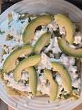 Enchiladas verdes rellenas de pollo