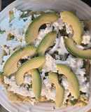 Enchiladas verdes rellenas de pollo