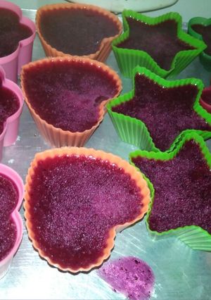 Foto resep Puding buah naga