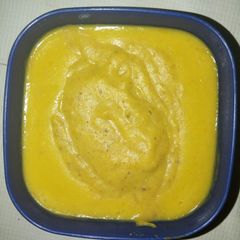 A picture of Plantain and Irish potato puree.