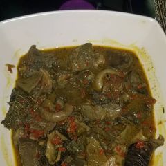 A picture of Offal pepper soup.