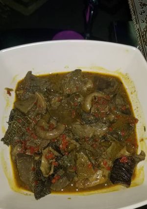 A picture of Offal pepper soup.