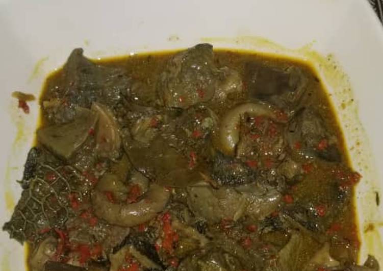 Offal pepper soup