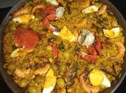 Una foto de arroz con congrio