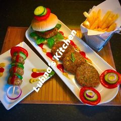 A picture of Quinoa, Mix vegetables and Beans Patties.