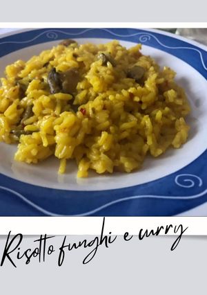 Foto di Risotto funghi e curry