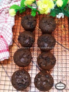 Foto resep Triple Choco Muffins ~ No Mixer (PR_Muffin)