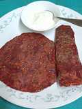 Whole Wheat Beetroot Sesame Paratha