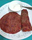 Whole Wheat Beetroot Sesame Paratha