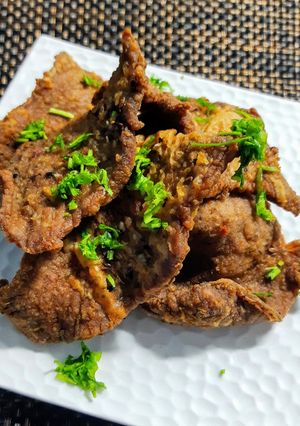 Una foto de Carne a la Romana Frita