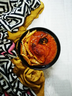 عکسی از دستور خورشت قيمه مرغ..