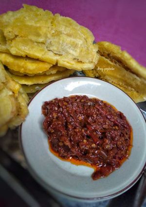 Foto resep Pisang geprek sambel trasi