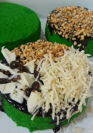 Foto resep Brownies pandan kukus