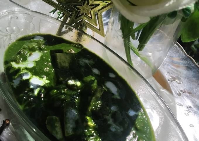 Steps to Make Quick Palak Paneer restaurant style