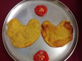 *கோதுமை,கடலை மாவு பூரி*(heart shape puri recipe in tamil)